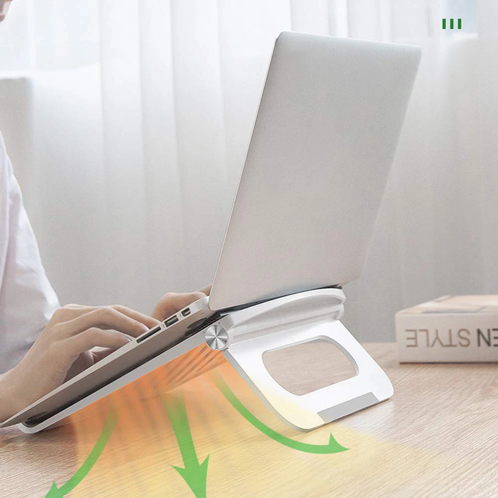 노트북 스탠드 안정적인 접이식 조절 가능 다각도 통풍형 MacBook Lenovo Dell iPad HP 17인치용