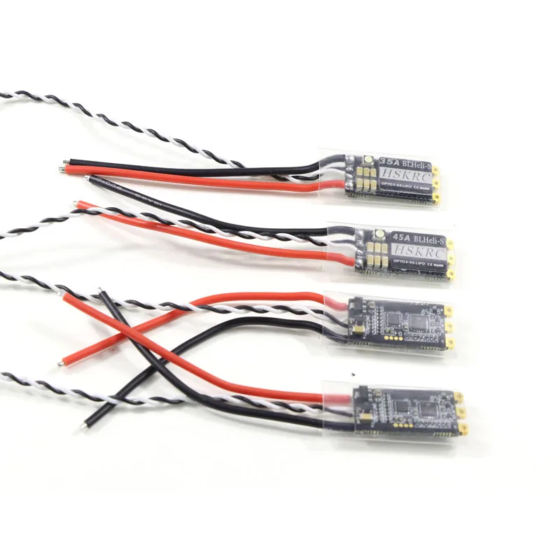 

4PCS HSKRC 35A 45A BLHeli_S Dshot600 RGB LED Brushless ESC 2-6S for RC FPV Freestyle Drones DIY Parts