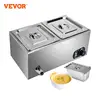 VEVOR  Electric Catering Food Warmer Steam Table 2 3 4 6 Pan Stainless Steel Adjustable Temperature Buffet Restaurant Commercial 1