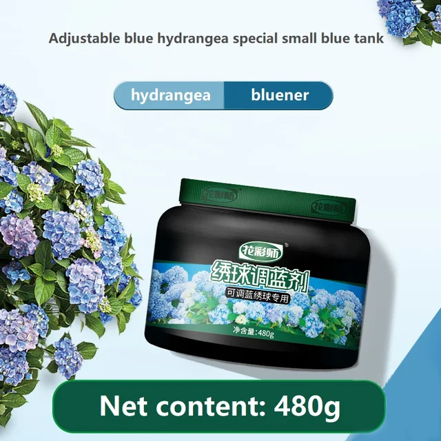 480 G Kék Ágens Hortenzia Tápanyag-Granulált Műtrágya Talaj Sav-Bázis Kondicionáló Alumínium-Szulfát