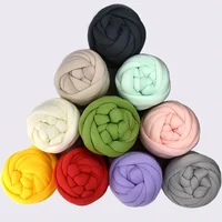 8.82oz Thick Super Bulky Chunky Yarn For Hand Knitting Crochet Soft Big Cotton DIY Arm Knitting Roving Spinning Yarn For Blanket 2