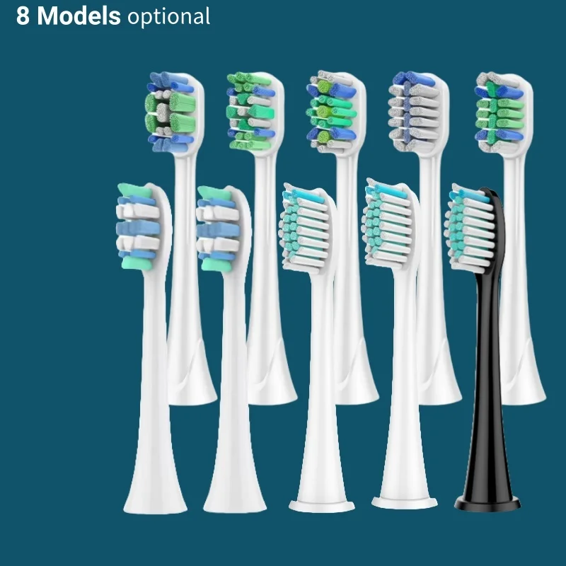 8모델 필립스 Sonicare 전동 브러시 헤드와 호환되는 옵션 브러시 헤드 1100 2100 4100 4300 5100 5300 6100 6500 등