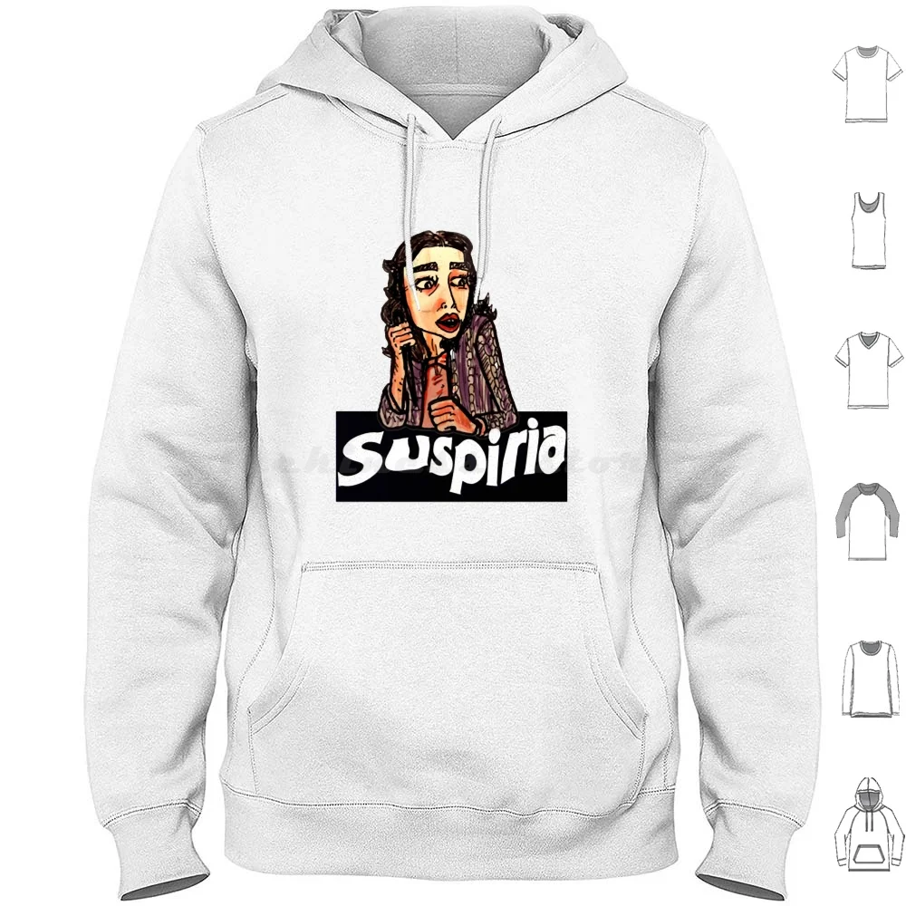Chibi Suzy Supiria Felpa Con Cappuccio Cotone Manica Lunga Suspiria Supernatural Horror Giallo Film 1977 Blood Dario Goblin Argento