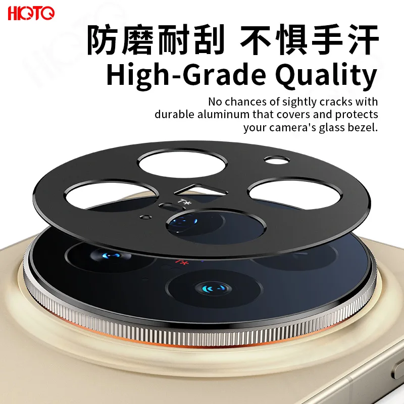 Premium Metal Lens Protectors - Luxury Hollow-Out Design, Scratch-Resistant