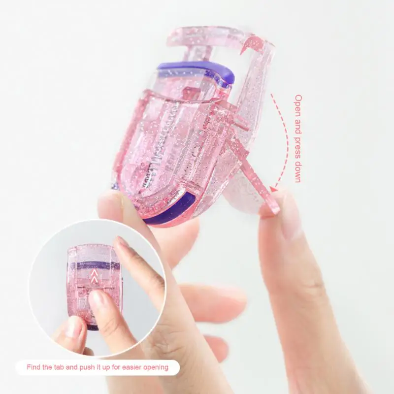 Professional Mini Eyelash Curler Portable Eye Lashes Curling Clips 1/2pcs