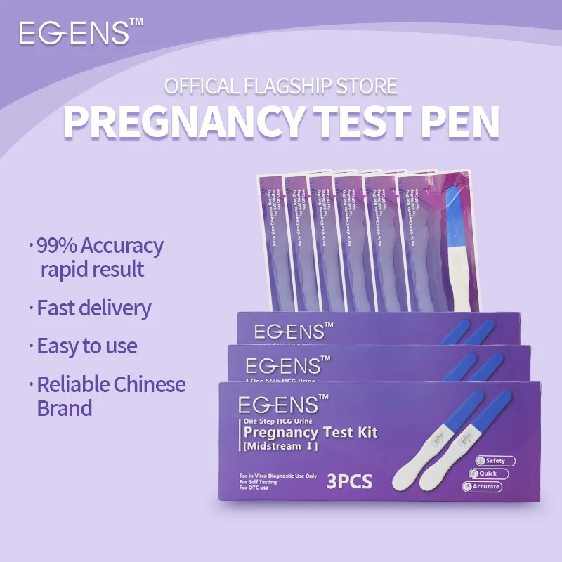 3 pcs HCG Pregnancy Rapid Test Sticks Urine Measurement Test Strips Women Home Preparation Pens Accuracy 99% pregnancy test pregnancy test strips