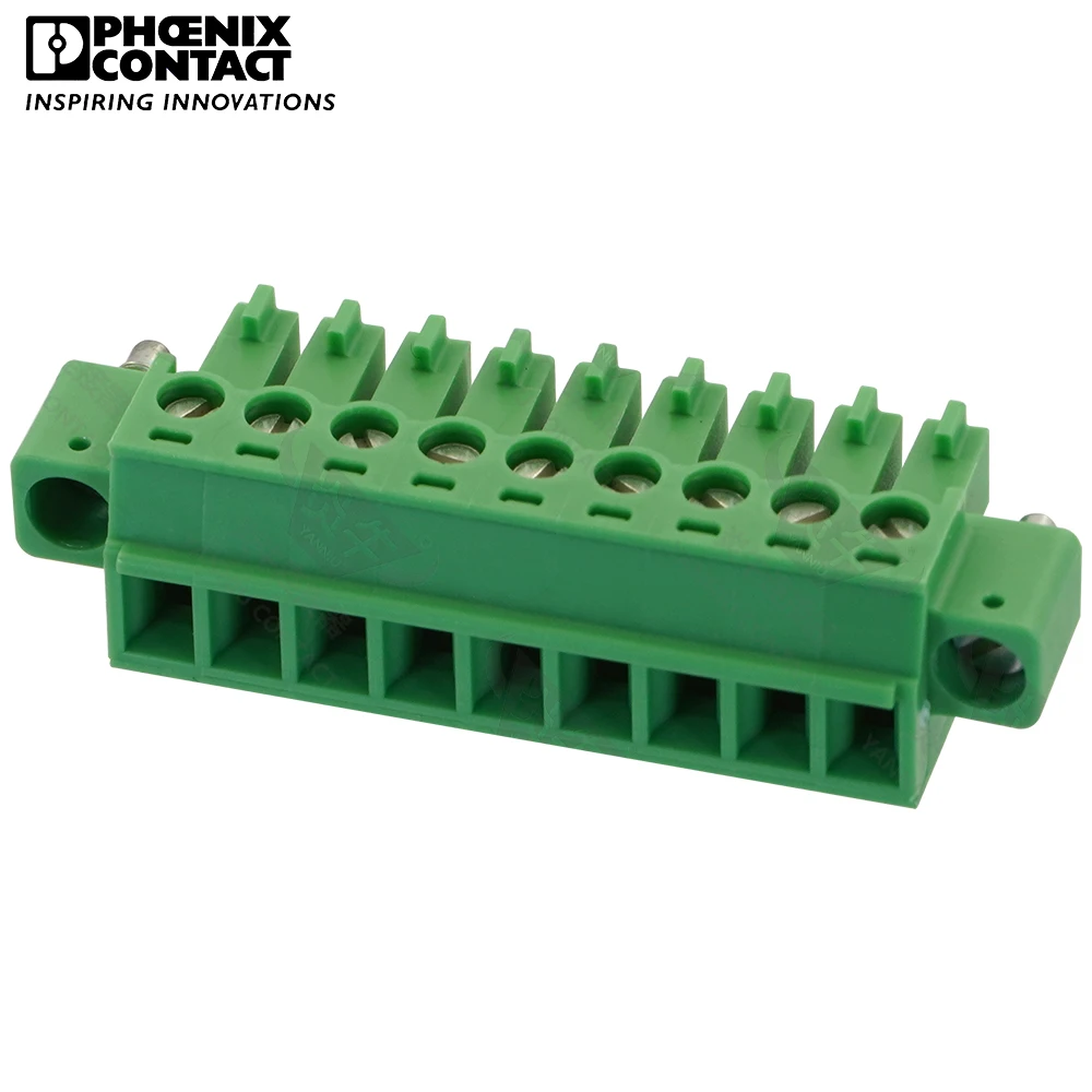 

3.81mm Original Genuine Phoenix Contact Connector PCB Pluggable PLUG-IN Terminal Block 9 Pin MC 1.5 STF 3.81 1827774 8A 160V