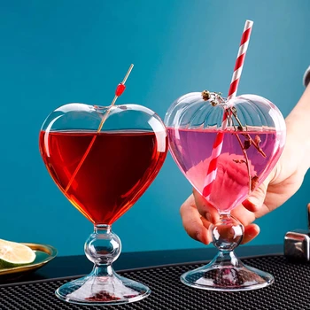 Heart-Shaped Cocktail Glass 310ml 1