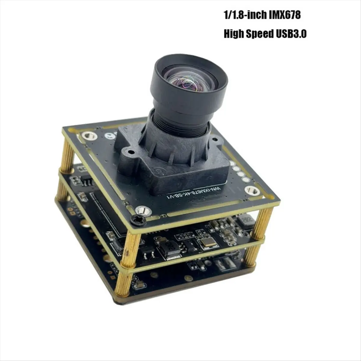 (BAAY) 4K 8MP HD 1/1.8인치 IMX678 카메라 모듈 60 FPS USB3.0 Type-C 0.01Lux 스캐닝 자동판매기 MJPG YUY2 NV12 H264 H265