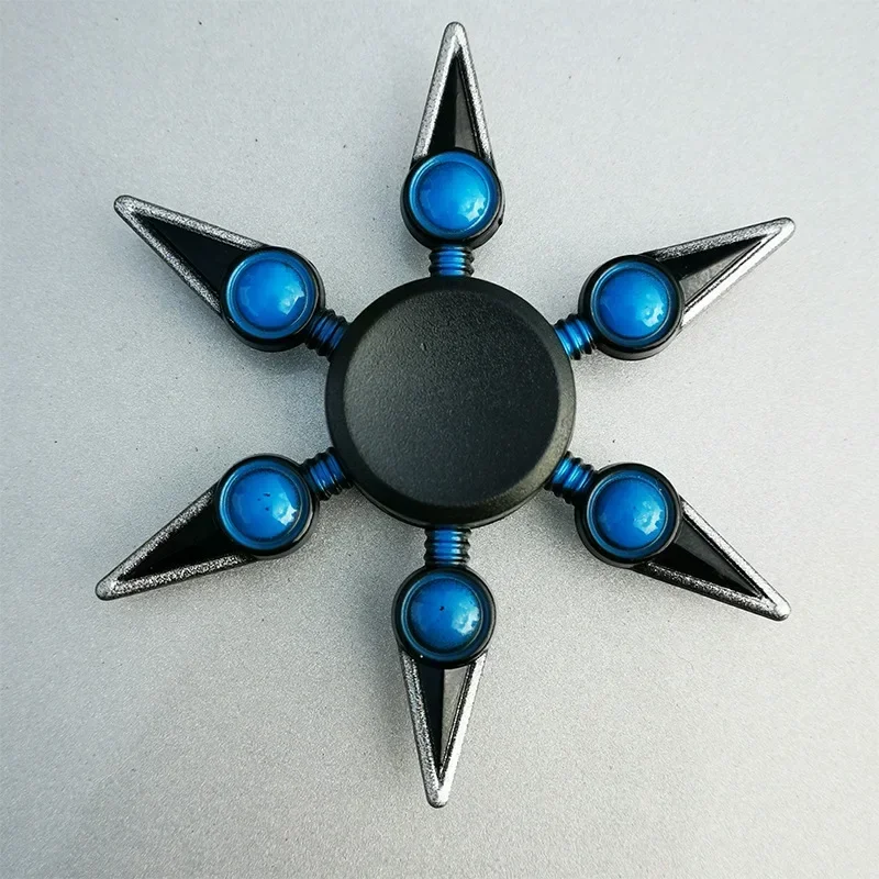 Creative Fidget Spinner Tri Spinner Zinc Alloy Ninja Shuriken Sharingan Hand Spinner Finger Stress Reliever Toys For Children 3