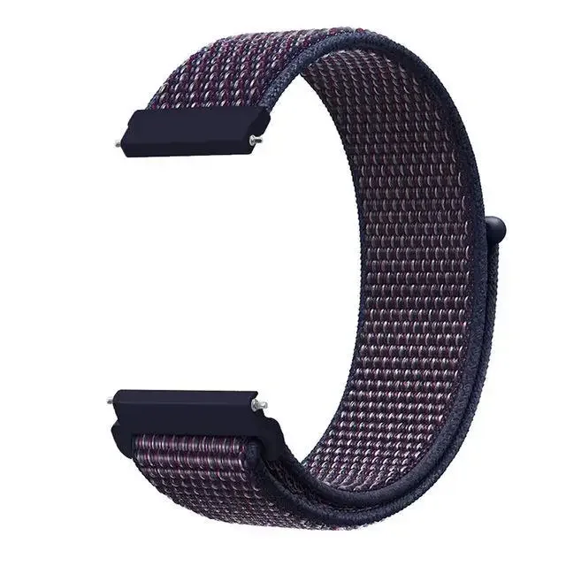 Elegant 18mm Nylon Loop Strap for Smartwatch Band Replacement