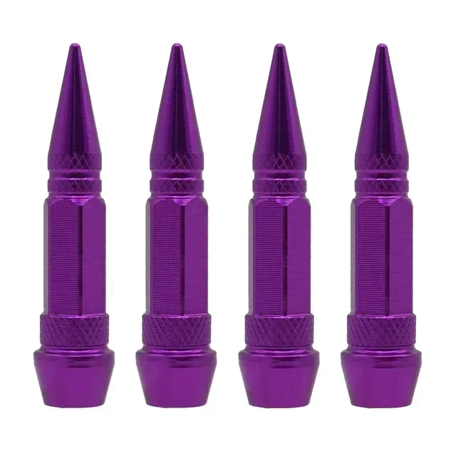Universal Airtight Tire Valve Caps - Set of 4 for Cars, Motorcycles, and Bikes