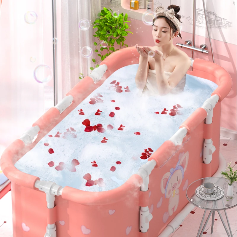 

Portable Foldable Bathtub for Adults Large Inflatable Bathtub Bathroom Tub Bucket Spa Winter Sitz Bath banheira Home Products