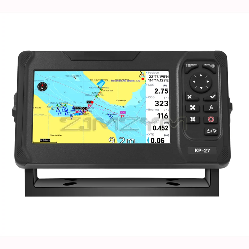 KP-27 Marine GPS Chart Plotter Boat GPS SBAS Navigator Locator Display Function Ship Marine Navigator Boat Accessories