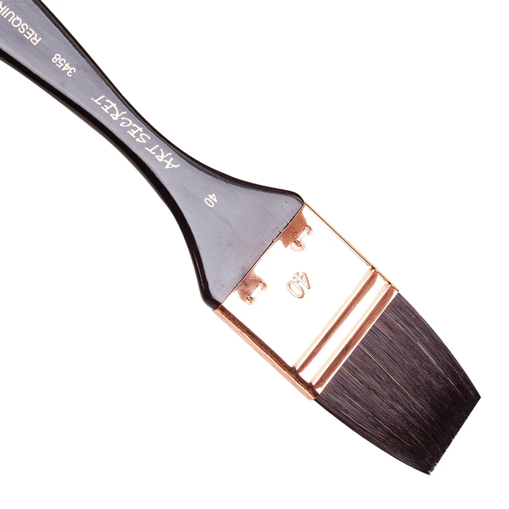 ArtSecret High Grade Big Art Watercolor Paint-Brushes 1PC 3458 Squirrel Hair Wooden Handle Metal Ferrule 6