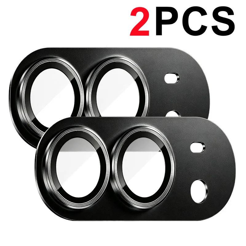 Premium Anti-Scratch Metal Camera Lens Protector with Tempered Glass – Full Coverage Protective Cap