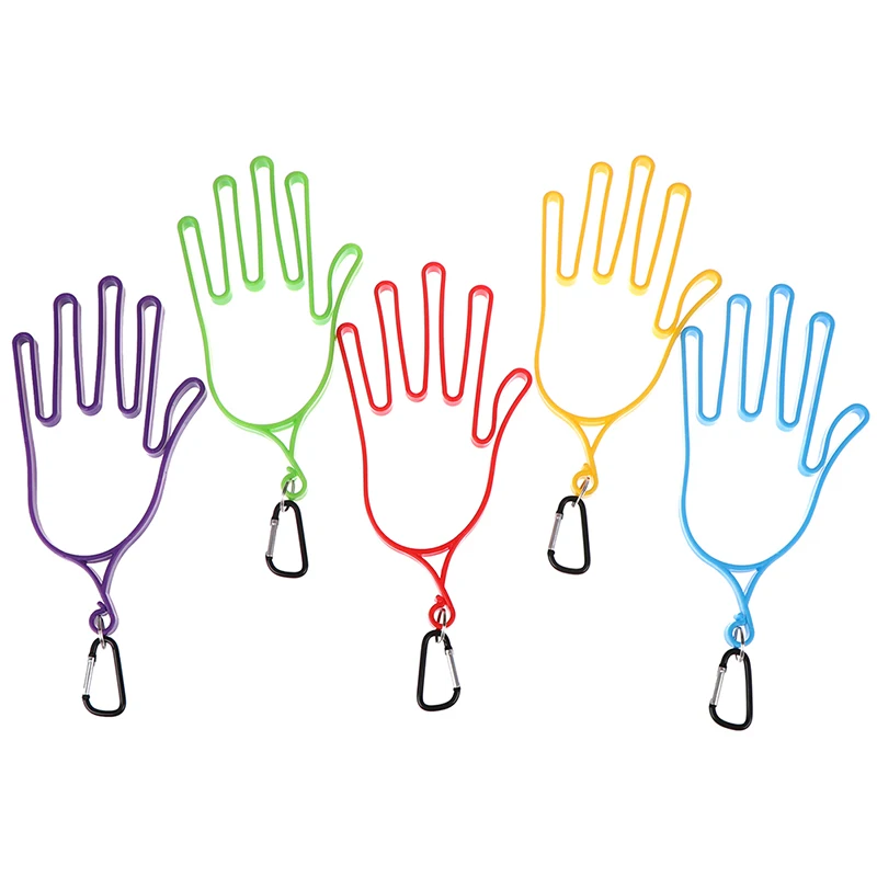 Golf Gloves Stretcher Golfer Tool Gear Plastic ABS Golf Gloves Holder Rack Dryer Hanger Stretcher with strap 4