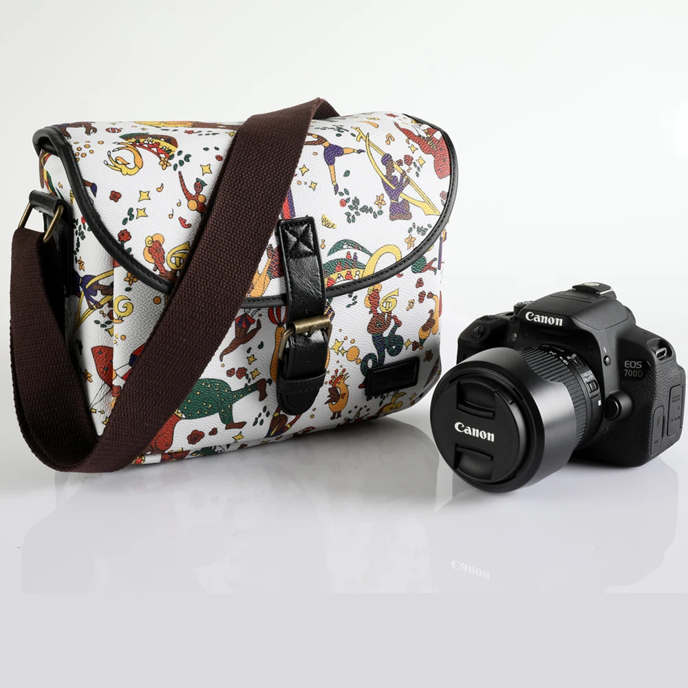 Retro Dslr Camera Case Waterproof Photography Shoulder Bags For Canon