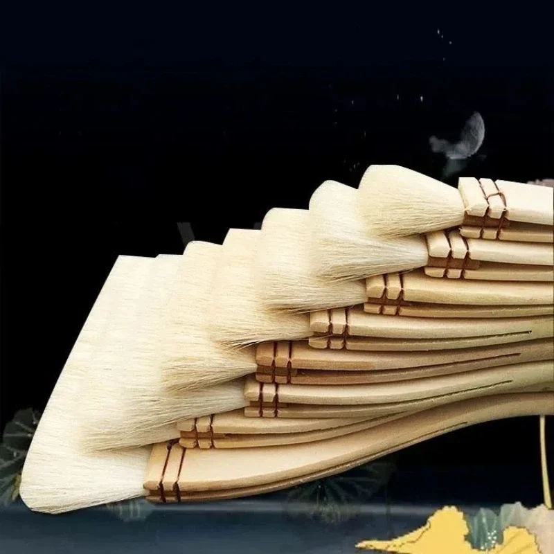 수동 부드러운 모직 헤어 브러쉬 세트 다기능 수채화 쉐이딩 브러쉬 전통 중국어 회화 브러쉬 펜 미술 용품