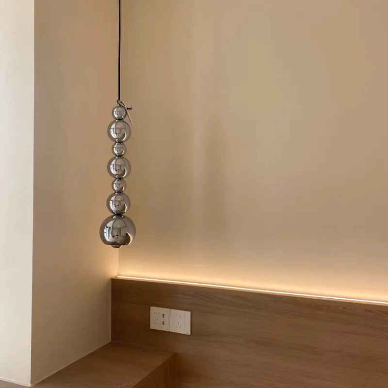 Nordic Modern Bedroom Bedside Multi Ball Pendant Lamp Creative Living Room Restaurant Bar Kitchen Gourd Hanging Lights Lighting