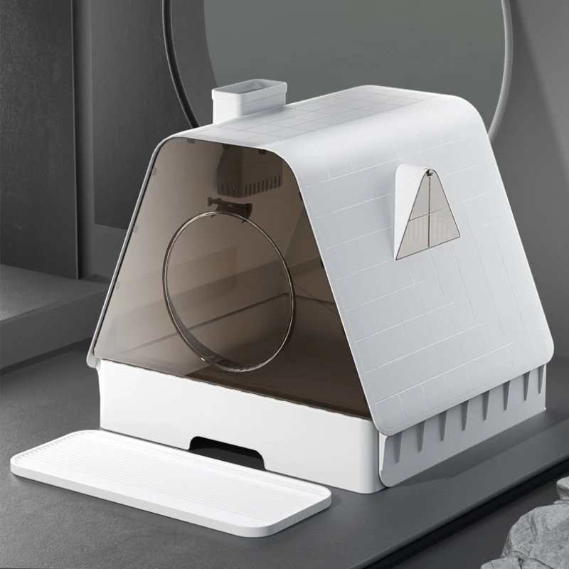 

Deodorization Villa Drawer Cat Bedpans Leak Proof Enclosed Clean Cat Bedpans Training Bathroom Kedi Tuvaleti Pet Products WZ50CB