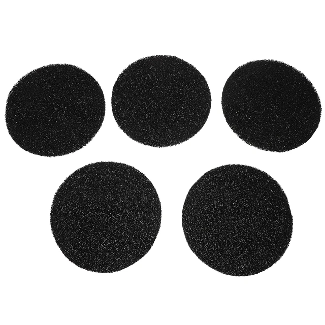 5pcs Odor Eliminating Filter Pads 6.25In 10Mm Thick Activated Carbon For Cat Litter Box Replacement Charcoal Filters Pet 3