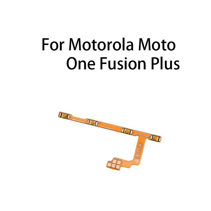 

Power ON OFF Mute Switch Control Key Volume Button Flex Cable For Motorola Moto One Fusion Plus