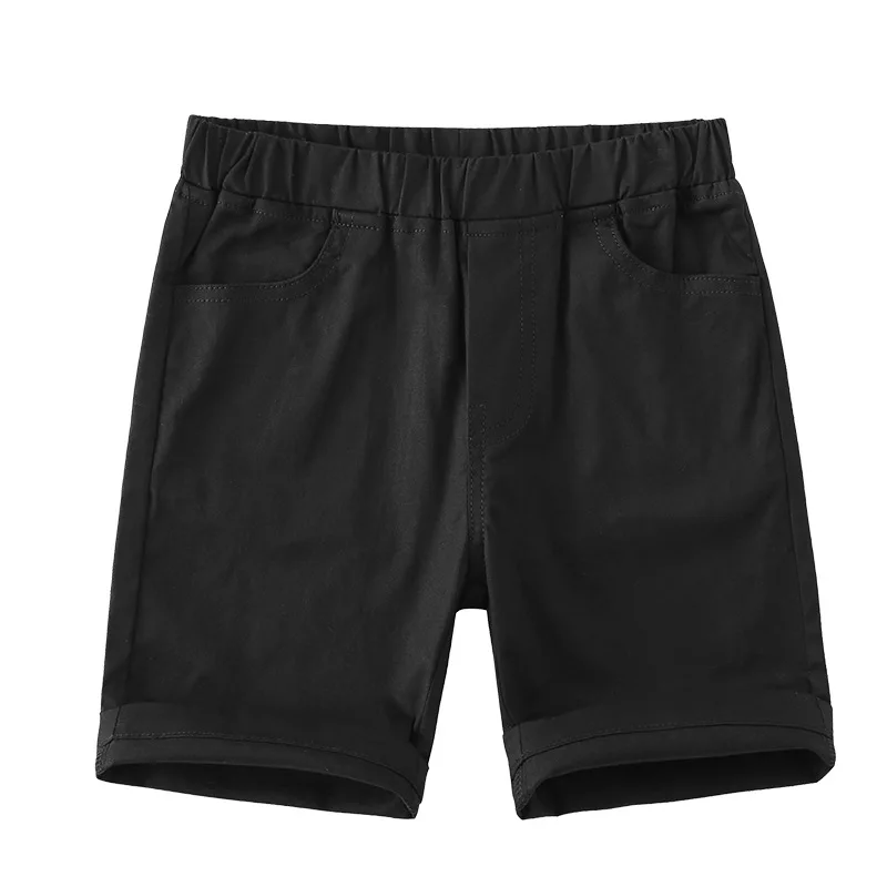 DE PEACH Summer Baby Girls Boys Casual Shorts Kids Cotton Knee Length Loose Pants For Boy Girl Children Clothes 2-12Years