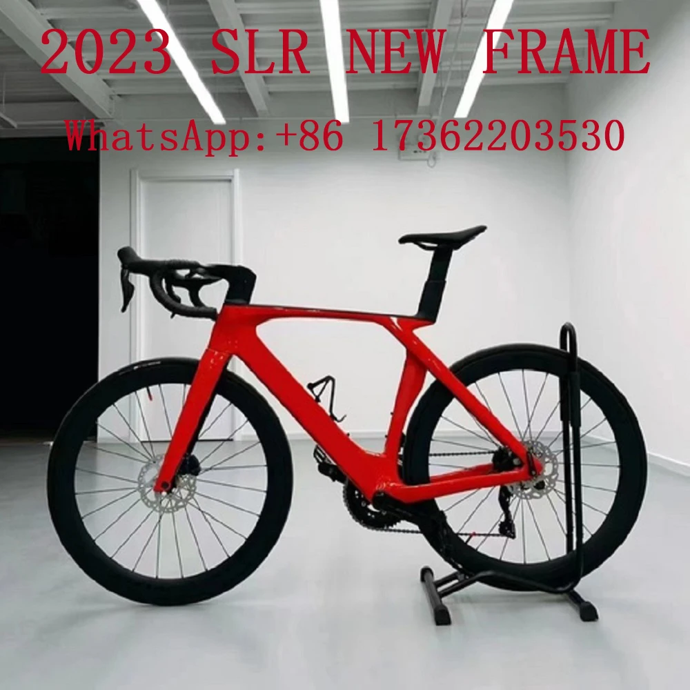 

2023 T47 TT1000 Carbon Fiber Road Bike SLR AXS Frame Racing Bicycle Frameset Handlebar Disc Brake Custom logo