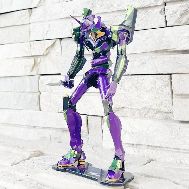 

Аниме NEON GENESIS EVANGELI EVA NGELION-01 фигурка 3D красочный металлический пазл DIY Сборная модель настольное украшение игрушка подарок для взрослых