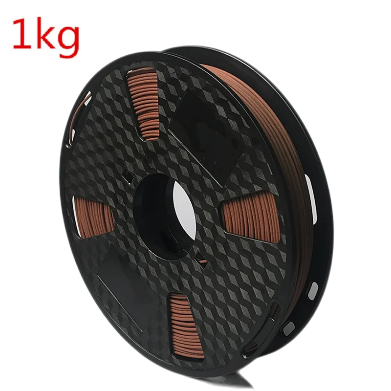 Eco-Friendly Wood PLA 3D Printing Filament - Natural Finish, 1KG Spool