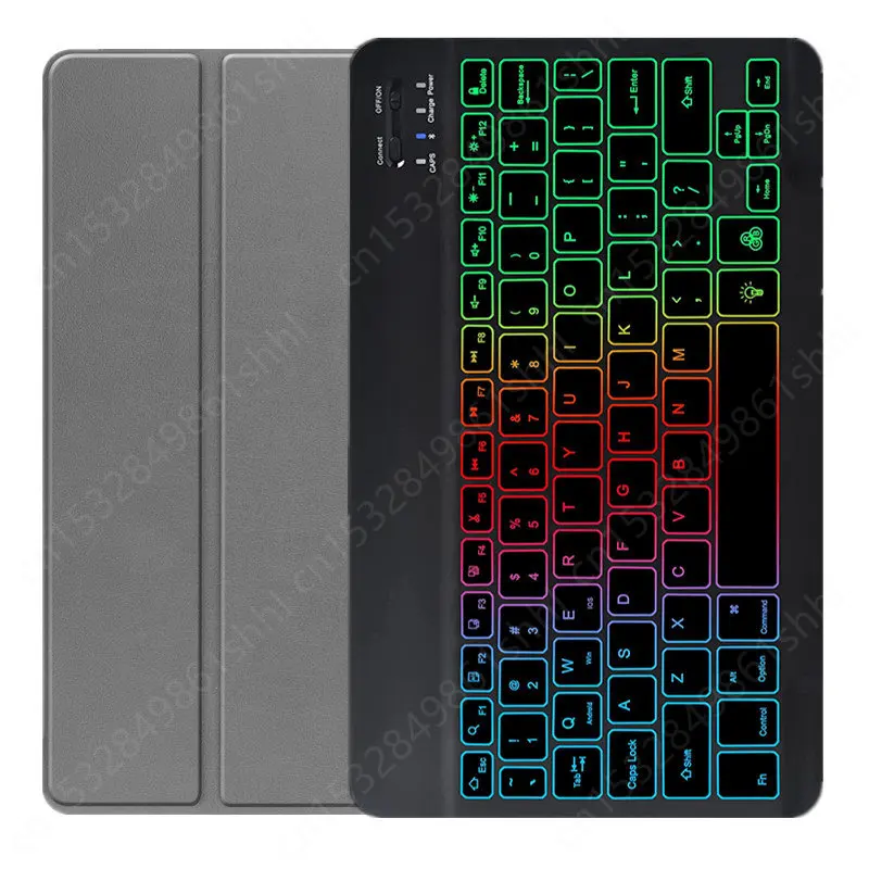 Vibrant Backlit Keyboard Case with Multi-Language Support