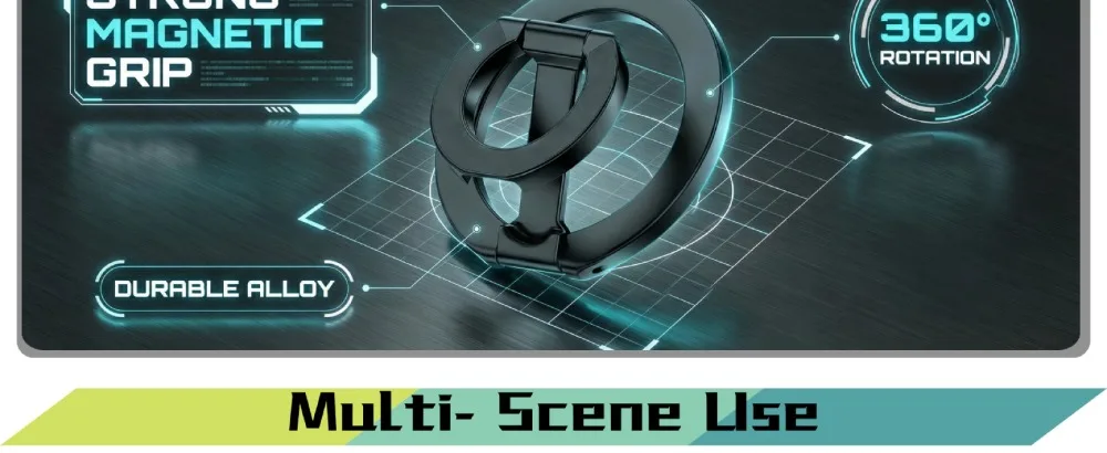 Phone Grip Holder with Adjustable