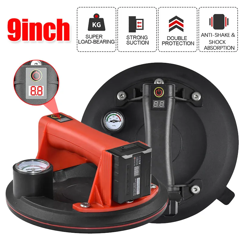 electric-vacuum-suction-cup-led-intelligent-with-pressure-gauge-air-pump-heavy-duty-vacuum-lifter-for-tile-glass-manual-lifting