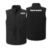 Customized Logo Waterproof Down Warmth Winter Ultra Light Sleeveless Jackets Coats Portable Casual Waistcoat Bodywarmers LS-K55 1