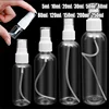 10/20/30/50/60/80/120/150/200/250ml Transparent Refillable Bottles Mist Pump Perfume Essential Oil Atomizer Travel Spray Bottle