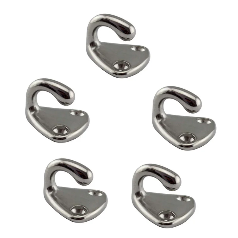 Description Picture 2 of item5PCS Fending Hooks Fender Spring Clip Fender Eye Hook Marine Boat Hardware Accessories Sail Tug Fender Hook 316 Stainless Steel