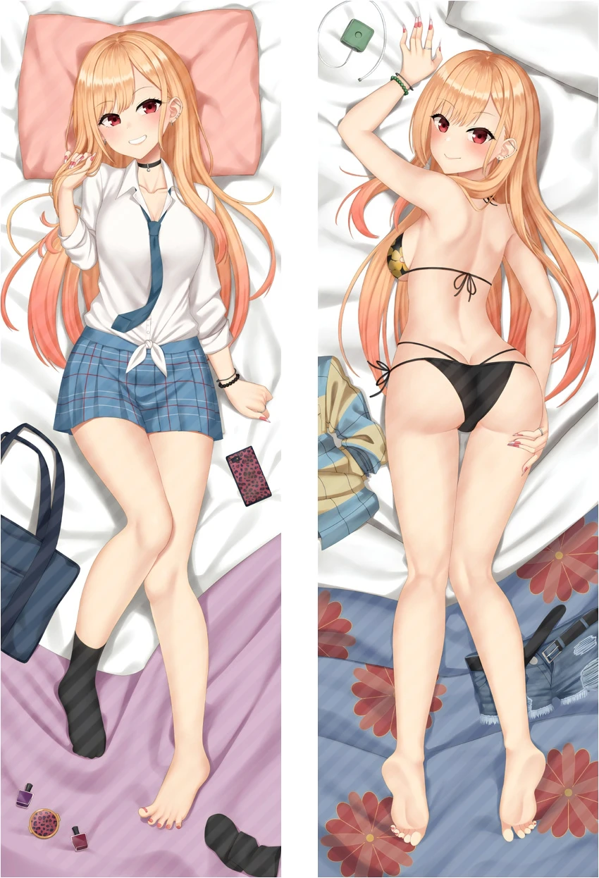 

Подушка Dakimakura с рисунком из аниме, длинная наволочка для подушки, обнимающая тело, двусторонняя наволочка