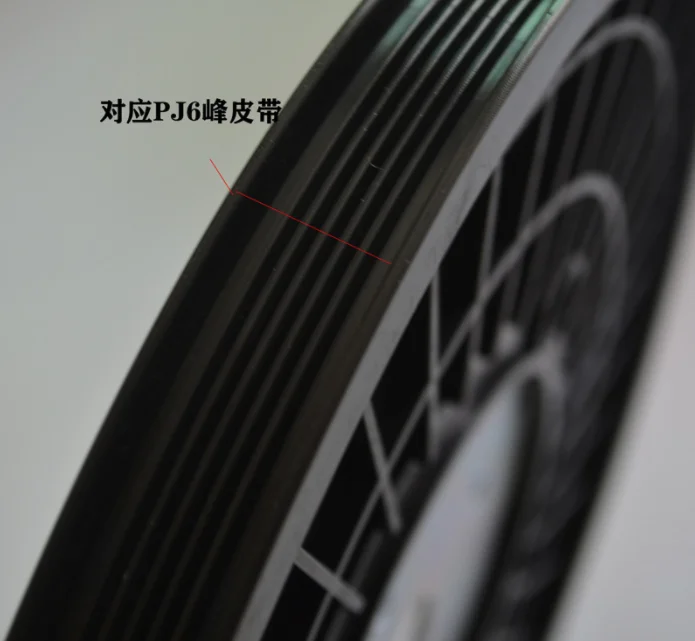 Home fitness cycling accessories belt disc drive pulley gym magnetic control exercise bike drive belt disc accessories