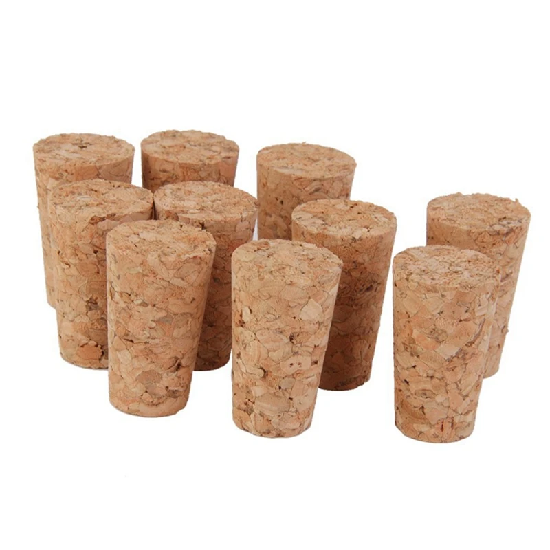 10pcs Tapered Corks Stoppers DIY Craft Art Model Building 22*17*35mm