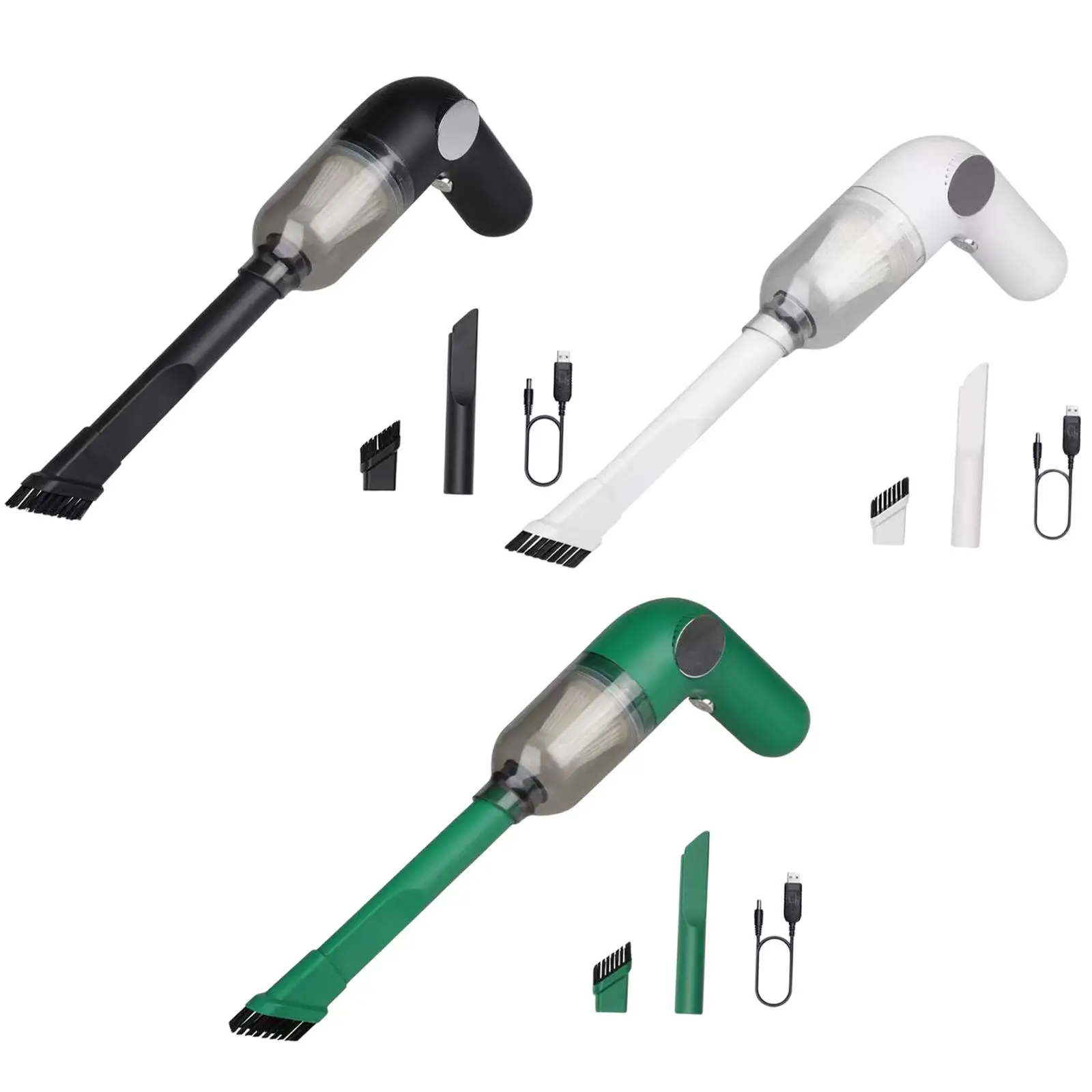 Car Vacuum Cleaner 6000pa Cordless Usb Rechargeable Powerful Suction