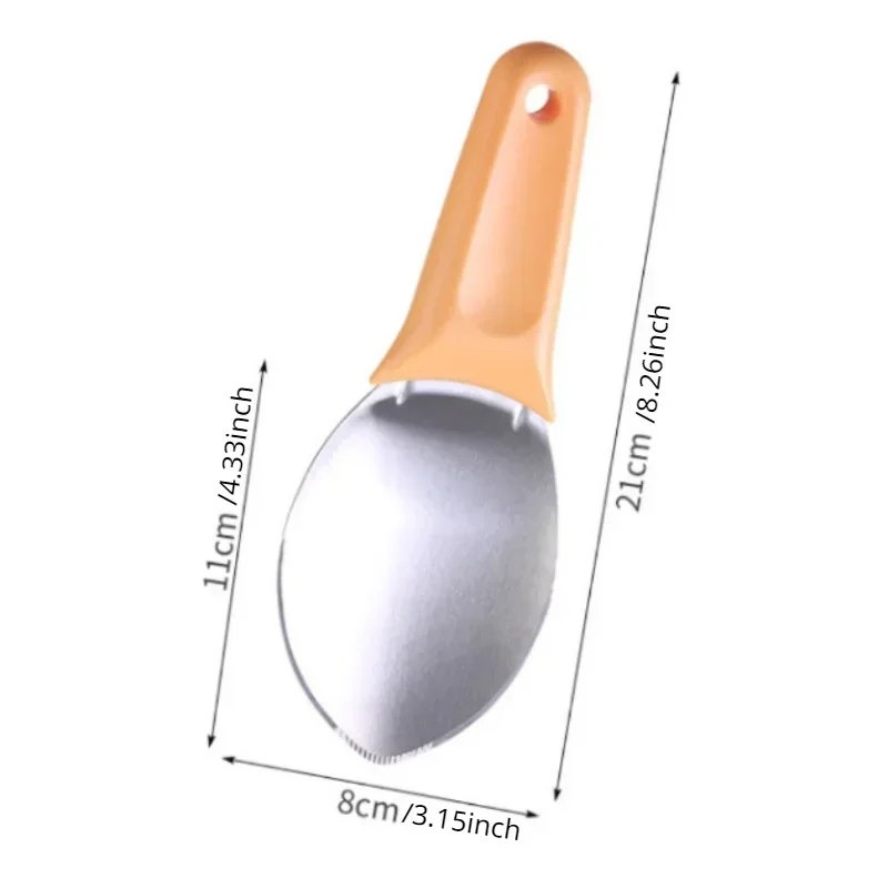 Mango Diced Scoop Multi-functional Fruit Divider Peeler Mango Cutting Artifact Watermelon Cutting Knife Avocado Dicing Tools