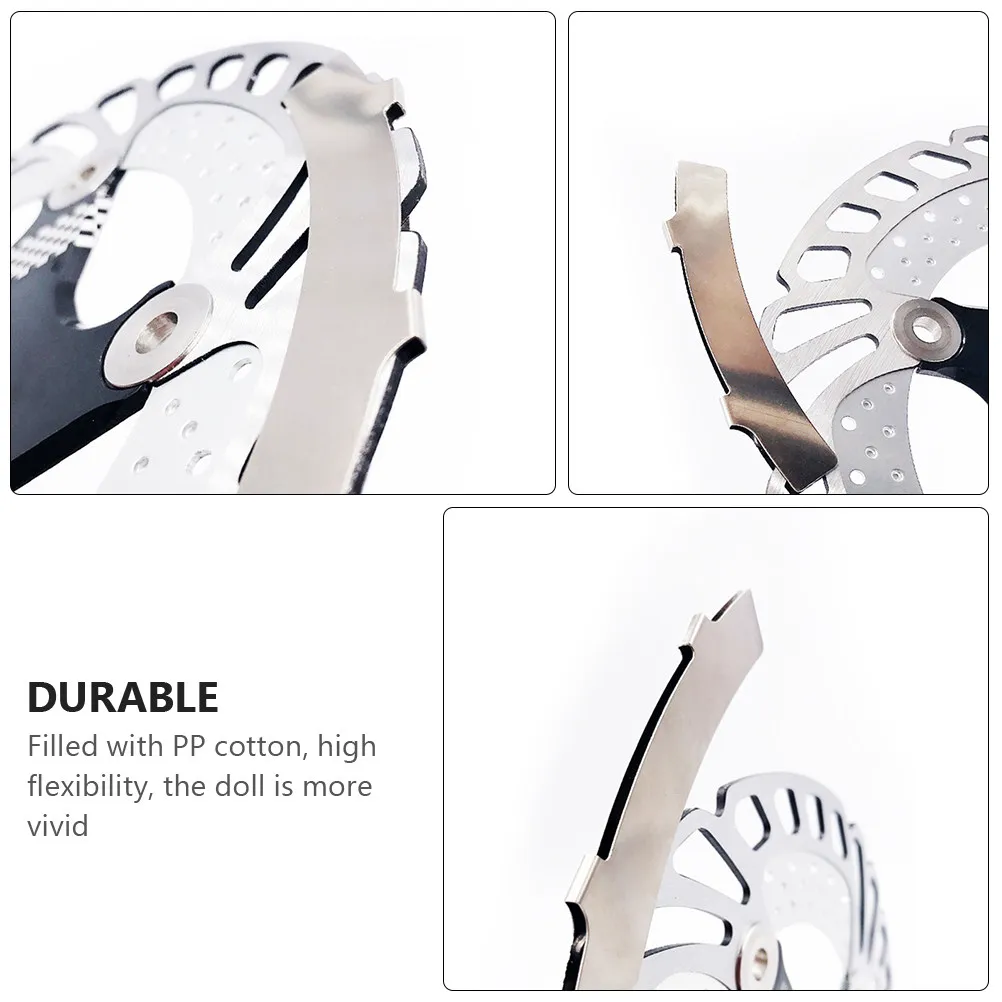 10Pcs 프리미엄 스테인레스 스틸 산악 자전거 디스크 브레이크 조정 스페이서 디스크 긁힘 방지 내마모성 휴대용 확장형