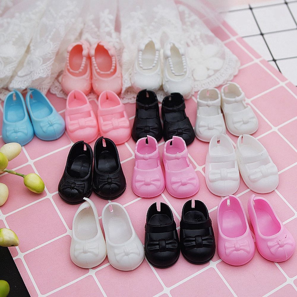 1Pair 30cm Doll Shoe Cute Butterfly Shoes 60cm Doll Body Stand PVC Doll Wear Fashion Sandals General-Purpose Doll Accessories