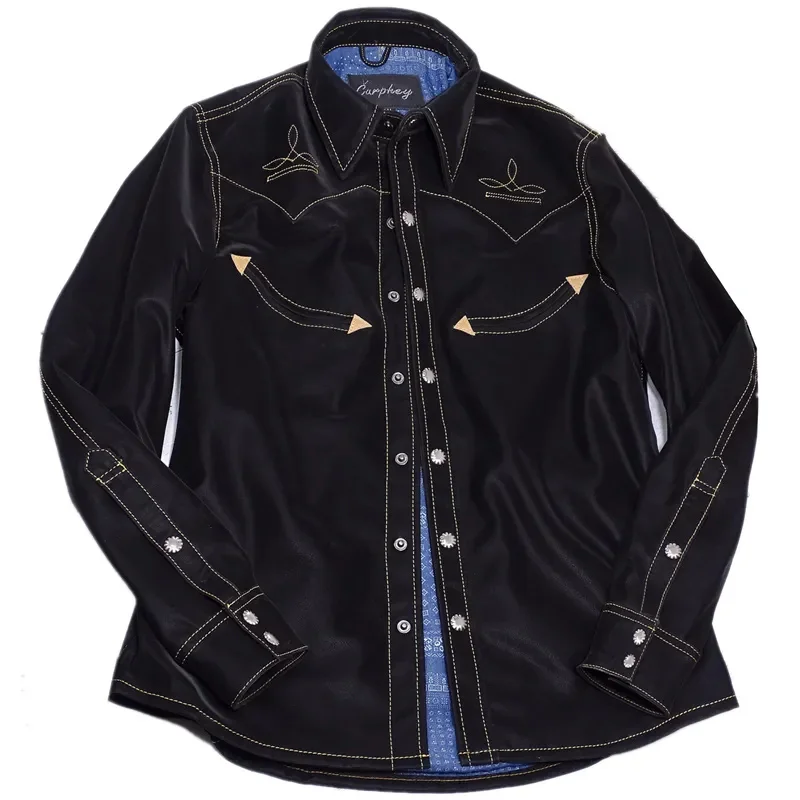 

Men's Leather Jacket Sheepskin Light Soft Stretchy Smooth Slim Cowboy Motrocycle Coat America Retro Clothes