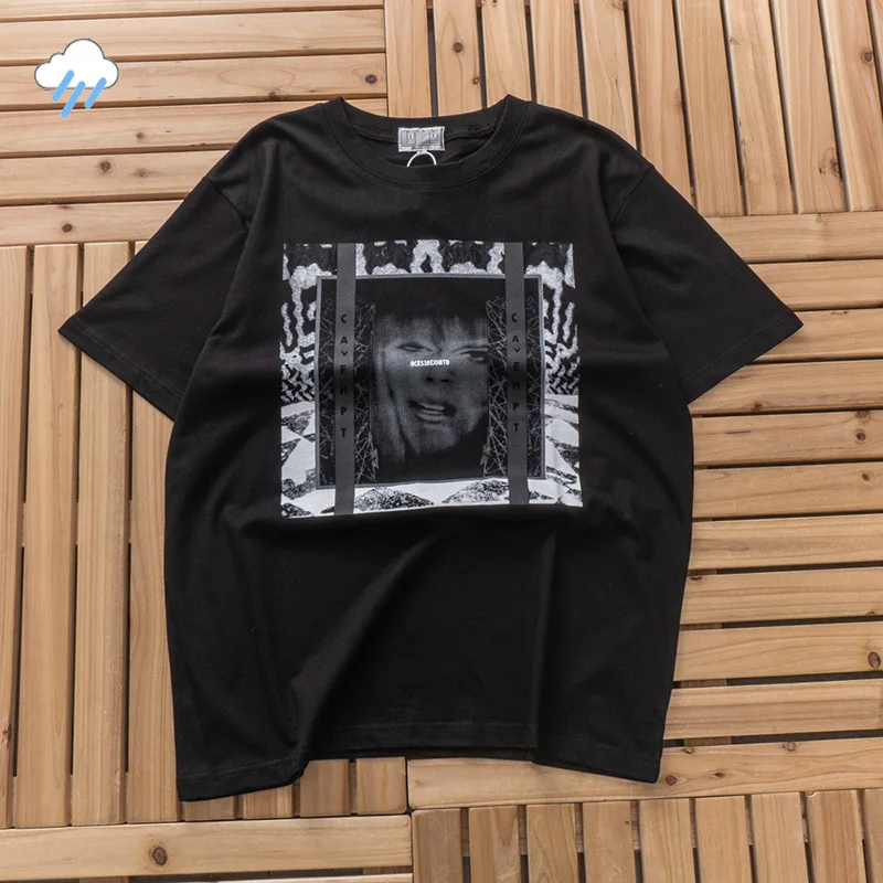 

Мужская и Женская Повседневная модная футболка CAV EMPT C.E, высокое качество, 100% хлопок, футболка оверсайз, футболка с прорезями внутри