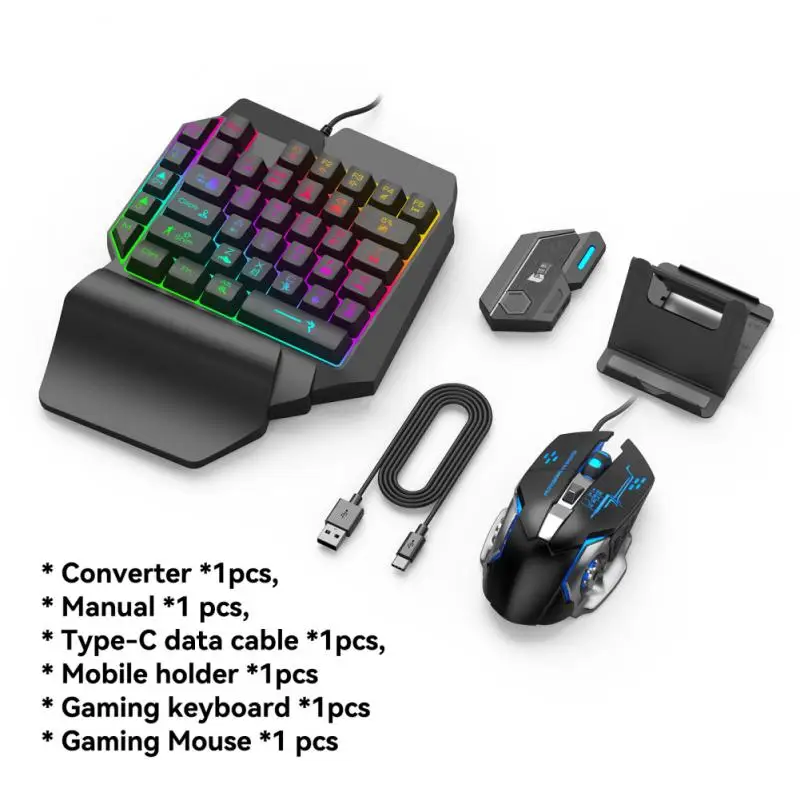 mix mouse teclado conversor profissional acessórios de jogo jogo reação mais rápida para android ios móvel pubg jogos
