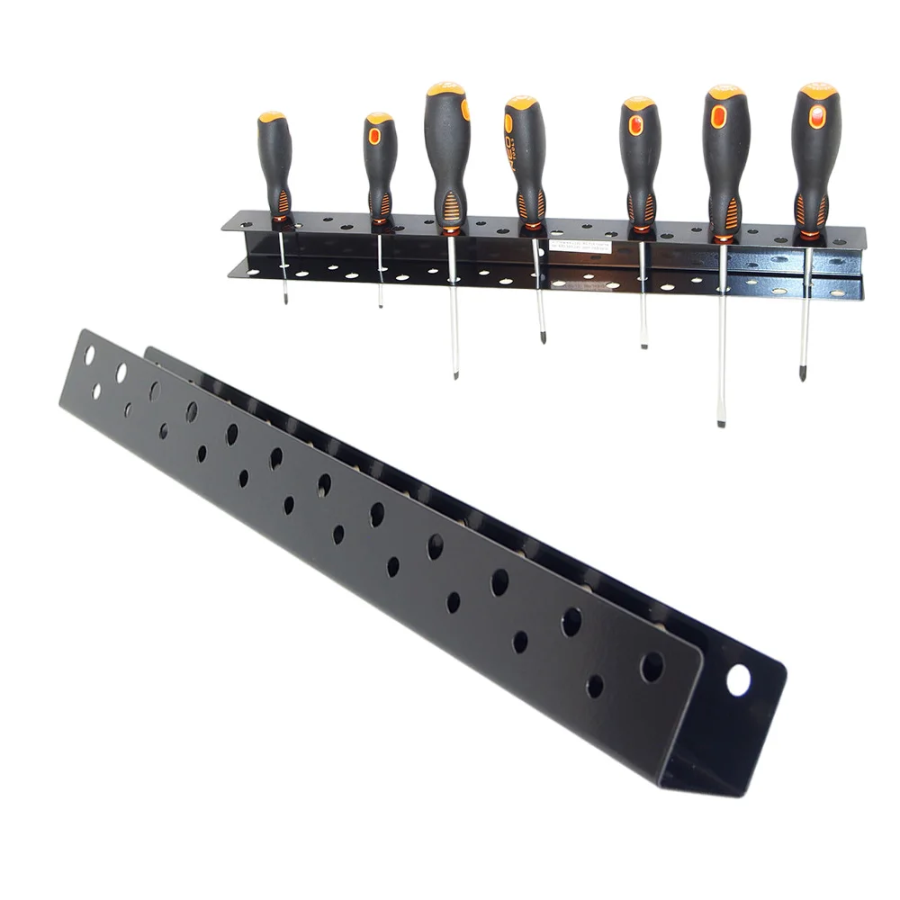 Screwdriver Pliers Holder Wall Mount Storage Rack Screw Metal Storage Organizer Screwdriver Rack Tool For Hand Tools