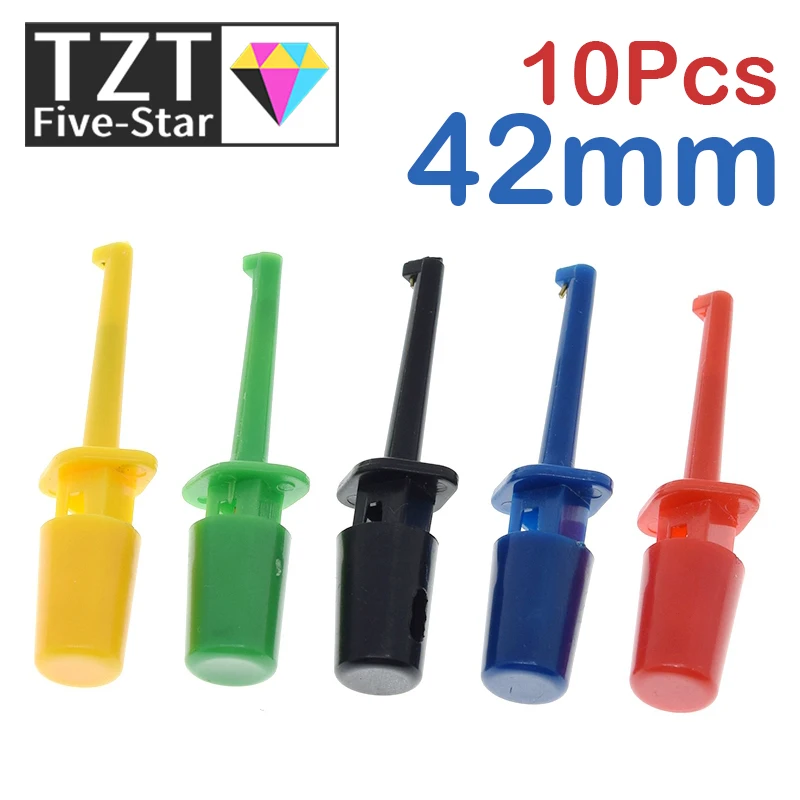 10PcsMiniSingleTestHookClipTestProbeforElectronicTestingIC