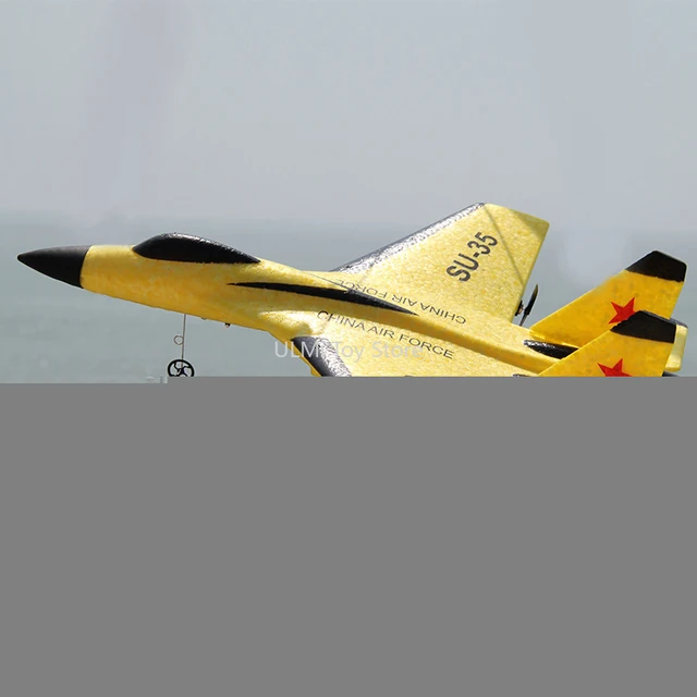 SU-35 RC Remote Control Airplane 2.4G Remote Control Fighter Hobby Plane Glider Airplane EPP Foam Toy RC Plane chargeable Batter 5